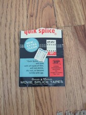 HP Quik Splice 8 mm 16 mm FILM SPLICING Tapes open package 1 was sticky