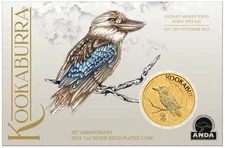 Sydney Money Expo ANDA Special Kookaburra 2025 1oz .9999 Silver G-P Coin
