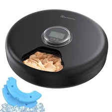 Automatic Cat Feeder Wet Food: Cordless Dog Foods Dispenser - Small Pet Fresh