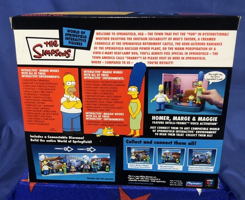 LA CASA DEI SIMPSON DIORAMA Personaggi Omero, Marge e Maggie - Foto 4 di 5
