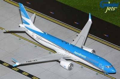 GeminiJets Boeing 737-MAX8 Aerolineas Argentinas LV-KEJ 1:200 Modellflugzeug