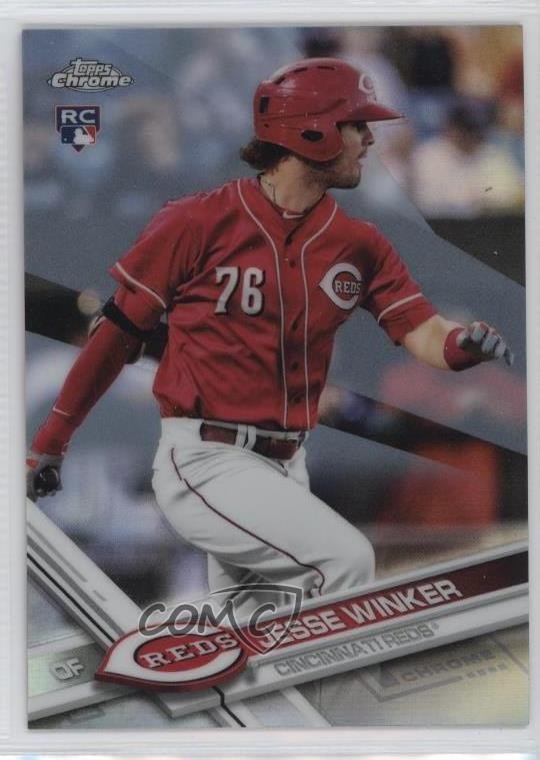 2017 Topps Chrome Refractor Jesse Winker #74 1d0