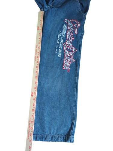 Vintage Dickies Baggy Jeans Kids Size10 25x25 Loose Fit Grunge Skater Streetwear - Photo 4/5
