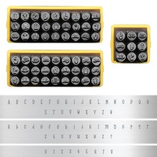 Metal Stamp Set Hand Stamping Projects Easy Carrying Digital Letters Stamp Punch