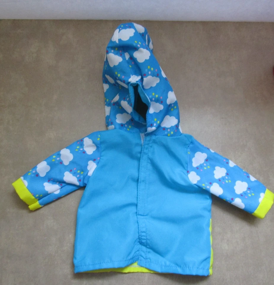 My Life Storm Team Rain Jacket Outfit w/Boots Fits 18in Dolls Our Generation Etc - Image 4 of 4