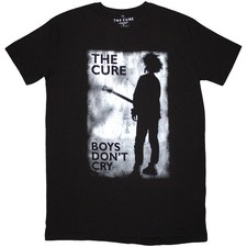 The Cure Ladies T-Shirt Dress: Boys Don't Cry Black & White (Black) OFFICIAL NEW