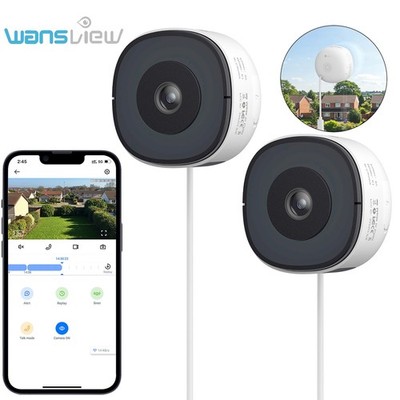 Wansview 3MP Window Camera WIFI Wireless Smart Security Camera Human Detection