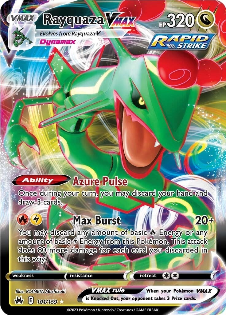 Rayquaza VMAX (101) [CRZ Holofoil - 101/159NM