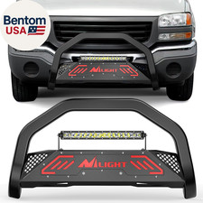 Bull Bar With Light Fits 1999-2006 Chevy Silverado Gmc Sierra 07 Classic 20