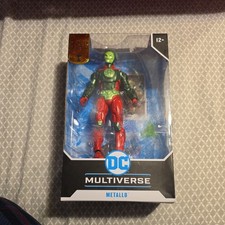 McFarlane Toys DC Multiverse Comics Metallo Gold Label Action Figure Box Damage