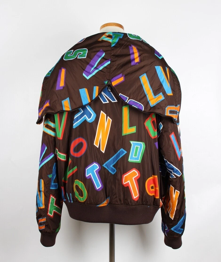 LOUIS VUITTON（LV） Louis Vuitton NBA Letters giacca a vento con cappuccio blusa 54 51244503