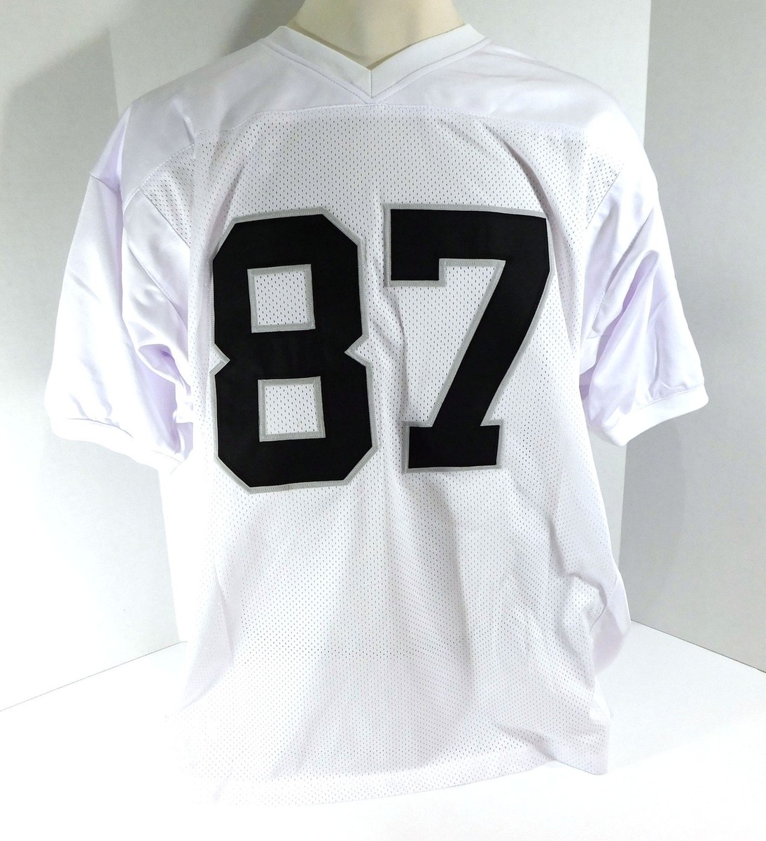 キンゼデジャウーユニフォーム Dave Casper Signed White Raiders Football Jersey JSA Auto 203476