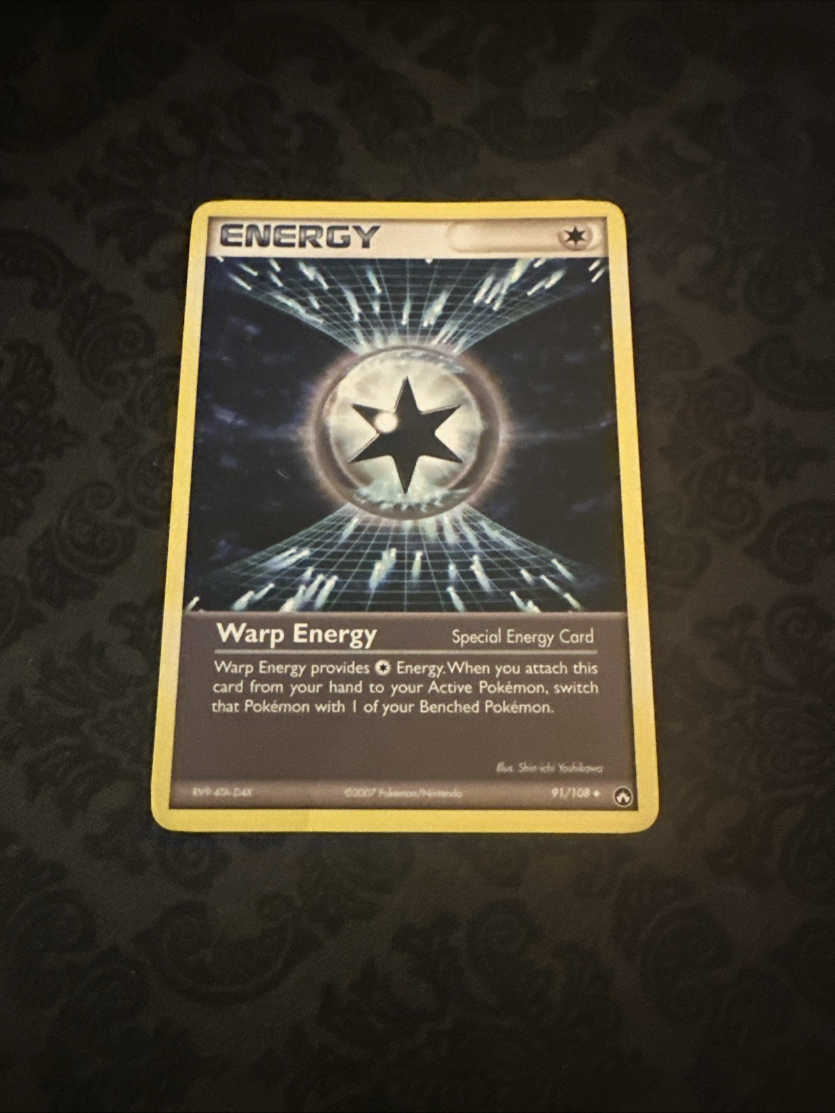 Pokémon TCG Warp Energy Card #91/108 Power Keepers Uncommon Card