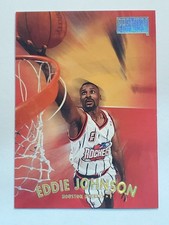 1997-98 SkyBox Premium #162 Eddie Johnson ~ Houston Rockets
