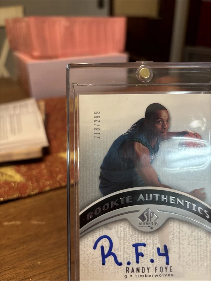 2006-07 SP Authentic Auto /299 Randy Foye #128 Rookie Minnesota Timberwolves - Image 2 of 4