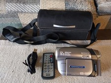 Sony DCR-DVD203 Handycam Camcorder W/ Battery, Remote  Case