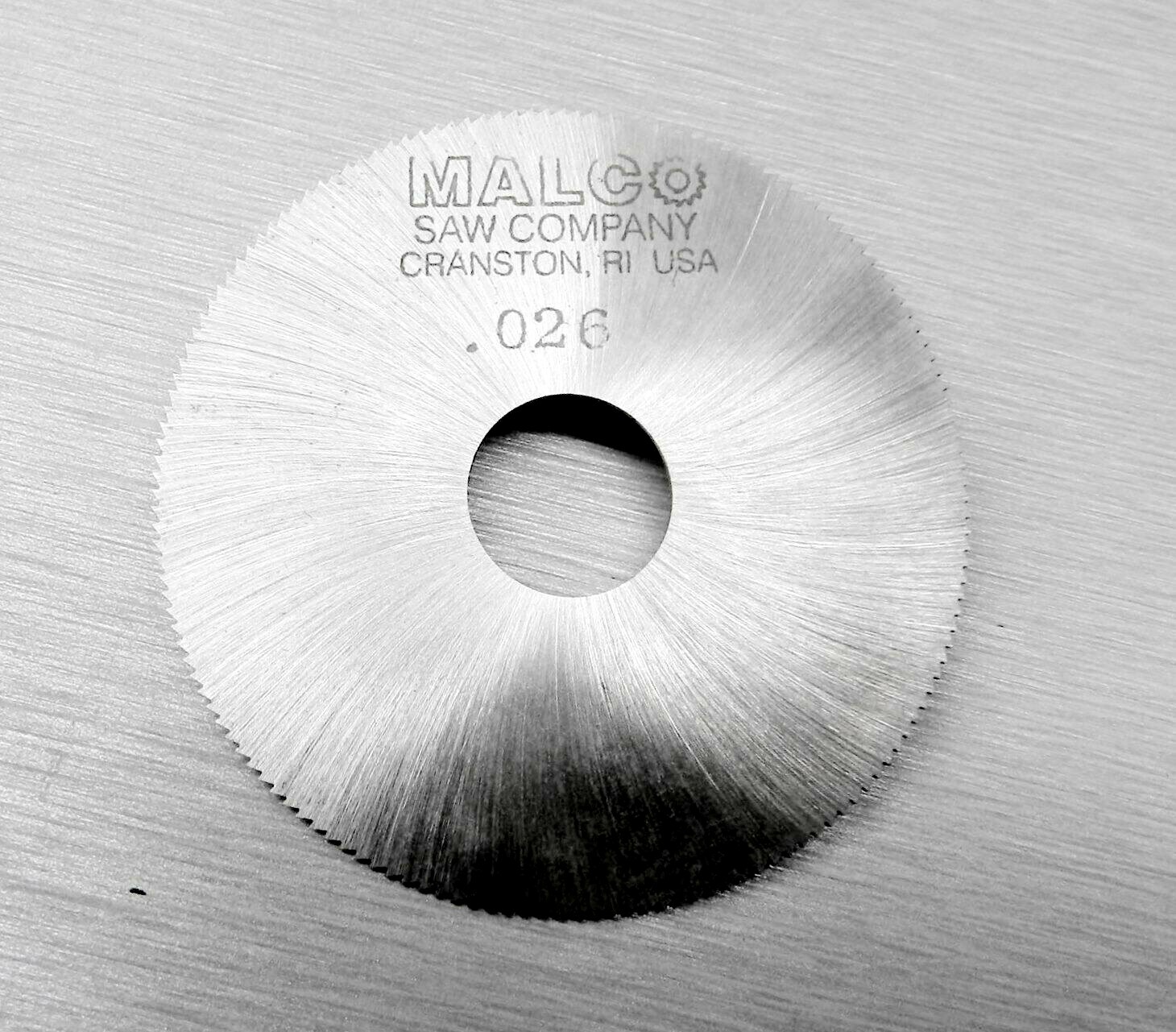 Jewelers Slotting Saws Malco Saw Blade 2" High Speed Circular Saw