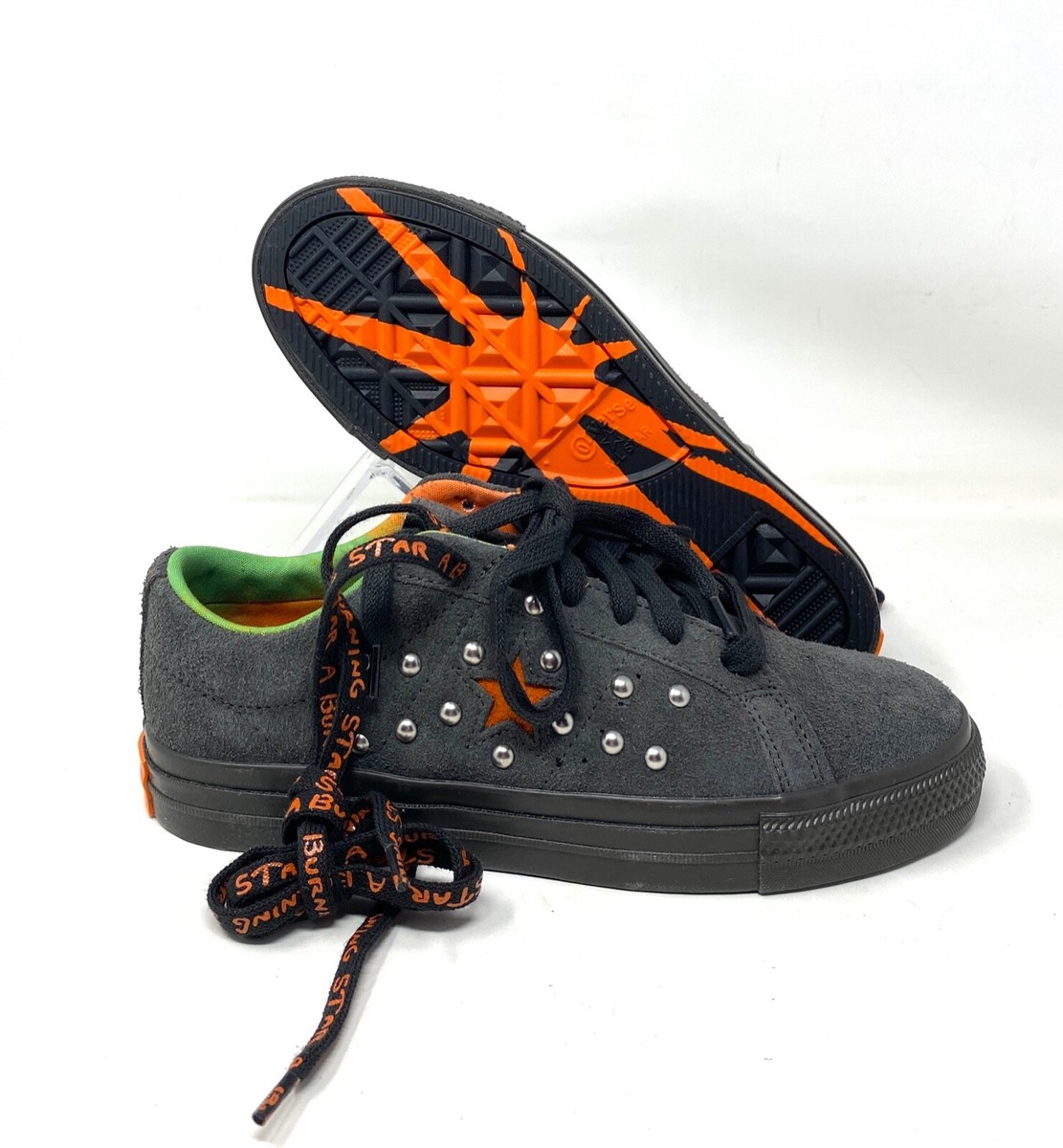 Converse One Star A Burning Star Black Sneakers Low Women's Size