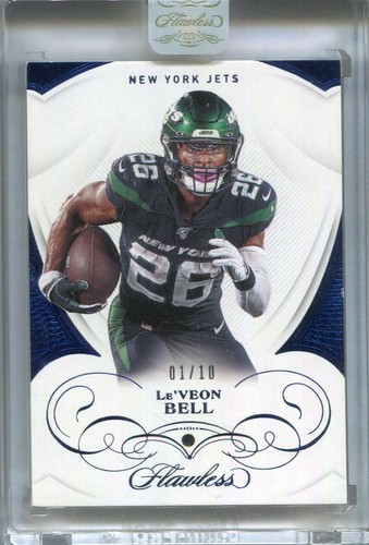 2019 Panini Flawless Sapphire 49 Le'Veon Bell Sapphire Gem Diamond 1/10