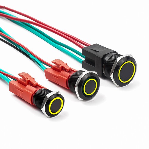 Metal Pushbutton Switch Oxide Black 16/19/22/25mm 15A/20A IP66/IP68 Waterproof - Picture 11 of 13