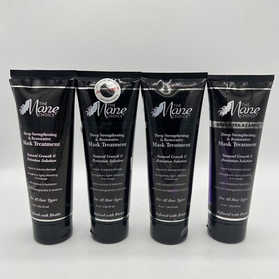 4x The Mane Choice Deep Strengthening & Restorative Hair Mask Treatment 8 oz