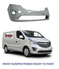 VAUXHALL VIVARO 2014 - 2019 FRONT BUMPER TEXTURED PRIMED TO BE PAINTED 