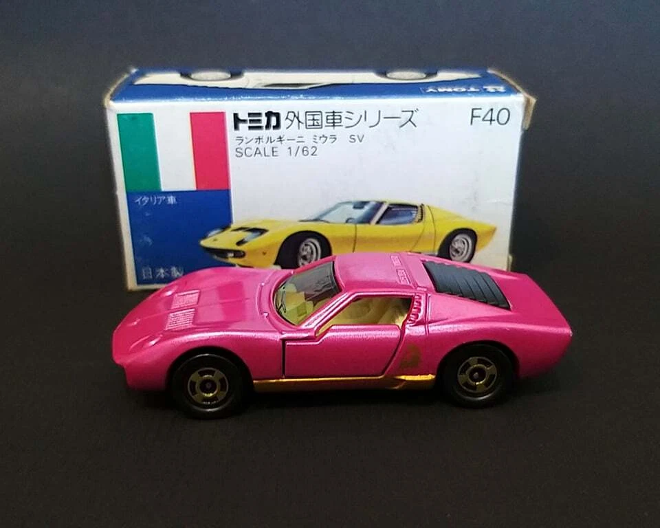 Tomica Lmaborghini Miura SV HECHO EN JAPÓN Nivel Colección ~ 1/62 Foto 2 de 4