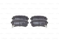 Bosch 0 986 494 887 Bremsbelagsatz, Scheibenbremse Hinterachse FÜR Hyundai Hyund