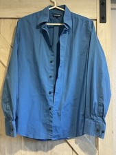 Men Express Modern Fit Button Down Dress Shirt Size M 15-15 1/2 Cotton