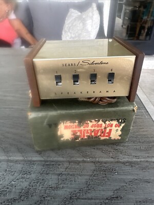 Vintage Sears Silvertone Speakerama 4 Way Switch With Original Box
