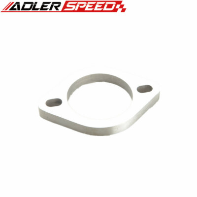 2 1/4'' Inch 2 Bolt 304SS Slotted Flange Exhaust Pipe Catback Header 1/2'' Thick