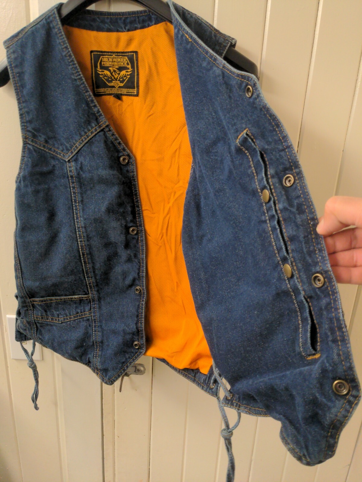 Milwaukee Performance Vest Men's L Blue Denim Concealed Carry eBay