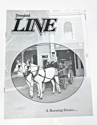 Disneyland Line Vol 21 #26 July 30, 1989 Cast Member News Disneyland Fire Dept.