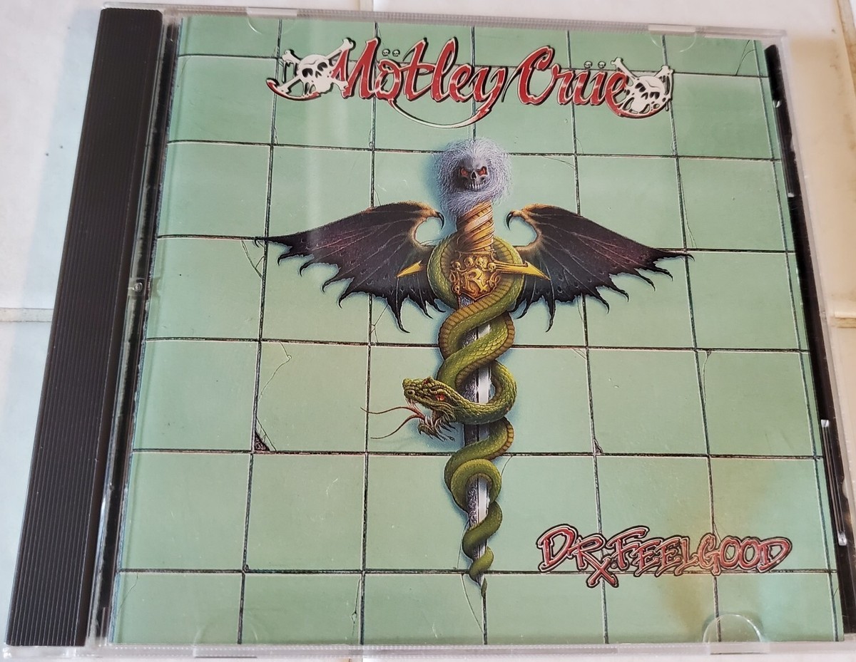 MOTLEY CRUE Dr Feelgood Original USA Pressing CD Elektra 1st Press