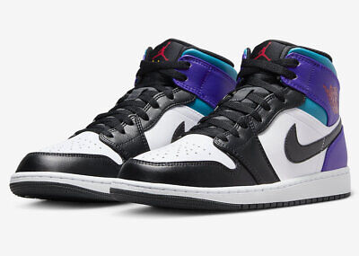 Nike Air Jordan 1 Mid Court Purple Sneaker Shoes 44.5 46 US Nike Air Jordan 1 Mid Court Purple Sneaker Shoes 44.5 46 US