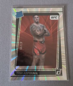 2022 Donruss UFC Holo Laser #216 Tom Aspinall SN 47/99