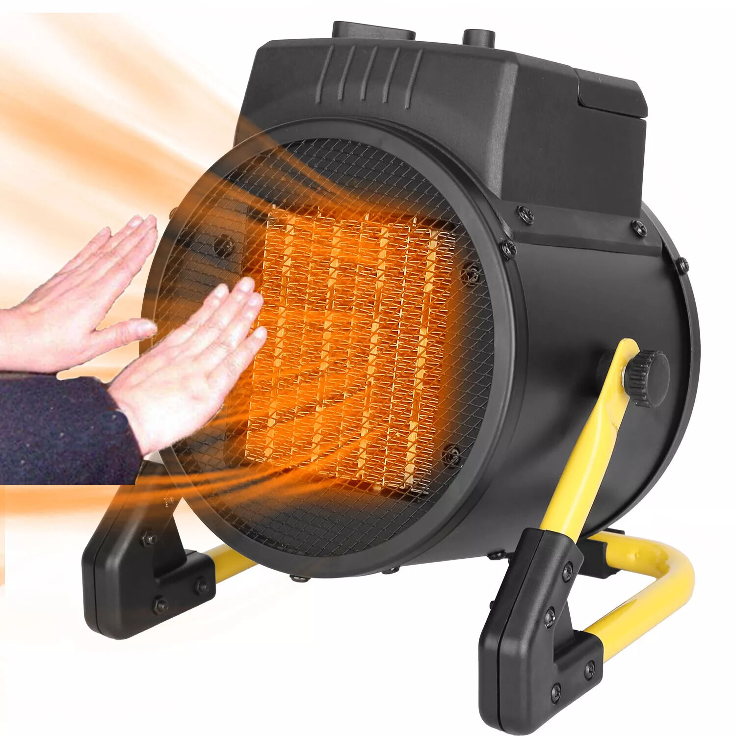 2000W Portable Electric Space Heater Garage Hot Air Fan for Indoor Large Room 3s