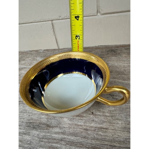 Antica tazza da tè Lenox Tiffany Cina oro blu - Foto 9 di 9