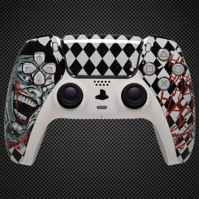 Evil Joker HA HA HA Themed PS5 Custom Dualsense Controller