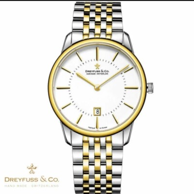 Dreyfuss&Co. Armbanduhr DGB00137/02 neu gold silber
