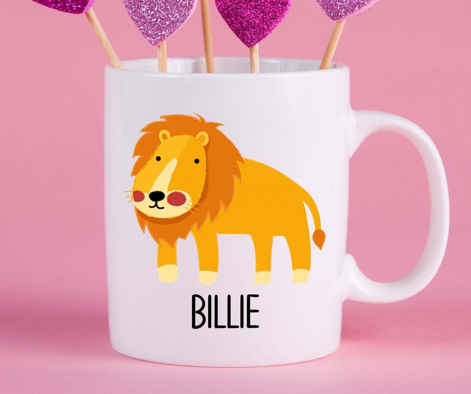 Personalized Lion Mug Lion Gift Ideas Lion Cup Gifts For Lion Lovers Lion
