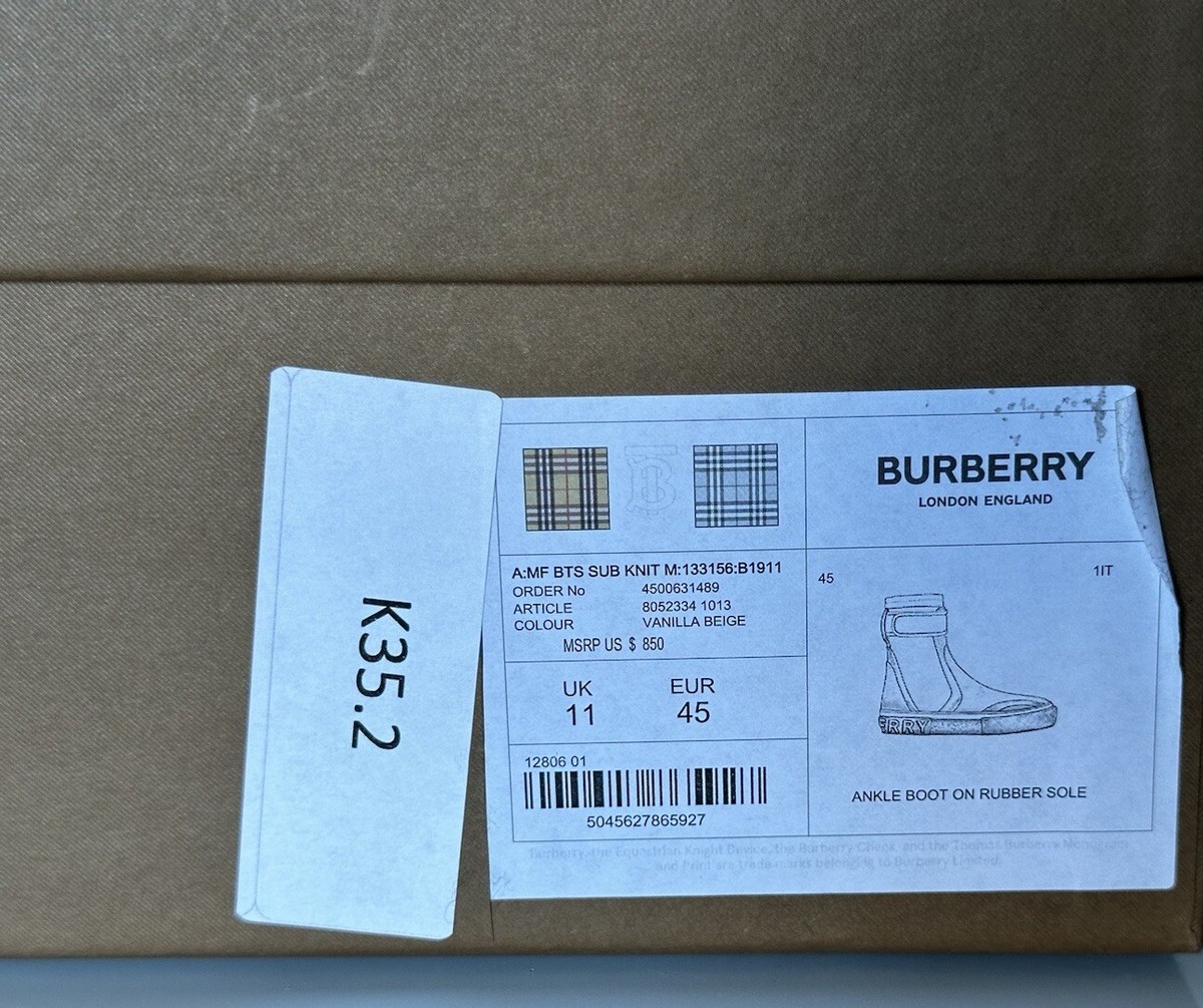 NIB $850 Burberry Men