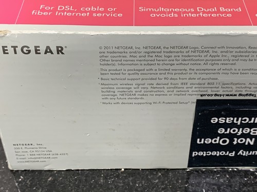 Netgear N600 Bezprzewodowy dwupasmowy gigabitowy router modemowy ADSL2+ - Zdjęcie 8 z 20