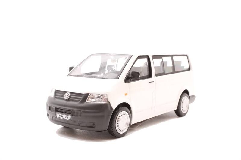 CARARAMA - White VOLKSWAGEN T5 Minibus - 1/43 - CAR462150 for sale
