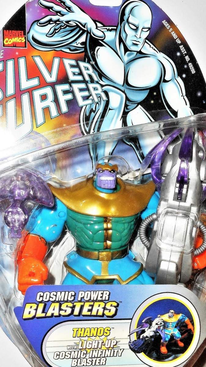Silver Surfer animated series THANOS 1997 cosmic blasters Toybiz
