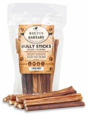 Bully Sticks for Dogs 6"Low Odor,Without Added Hormones,Natural Protein,12 count