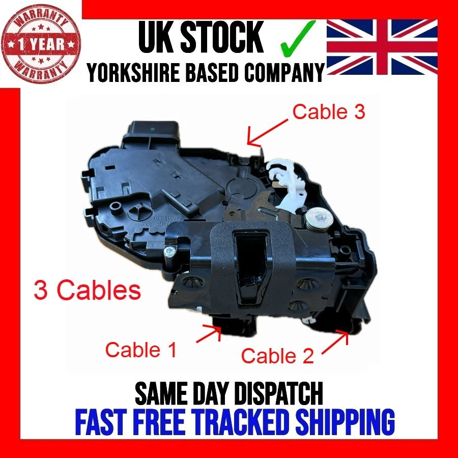 FRONT RIGHT DOOR LOCK ACTUATOR FITS VOLVO XC60 I 156 2008-17 31416674 10 PINS — 第 2/4 张图片