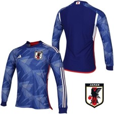Adidas Japan National Football 2022 Qatar WC Home Authentic L/S Jersey HEAT.DRY