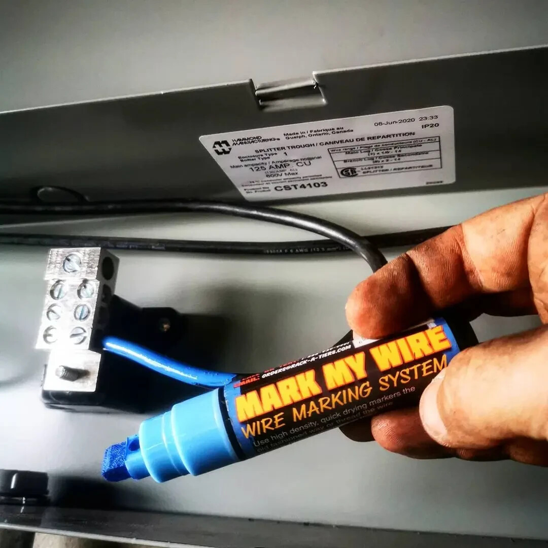 Rack-A-Tiers 52480BL Mark My Wire - Wire Marking System, Blue | eBay