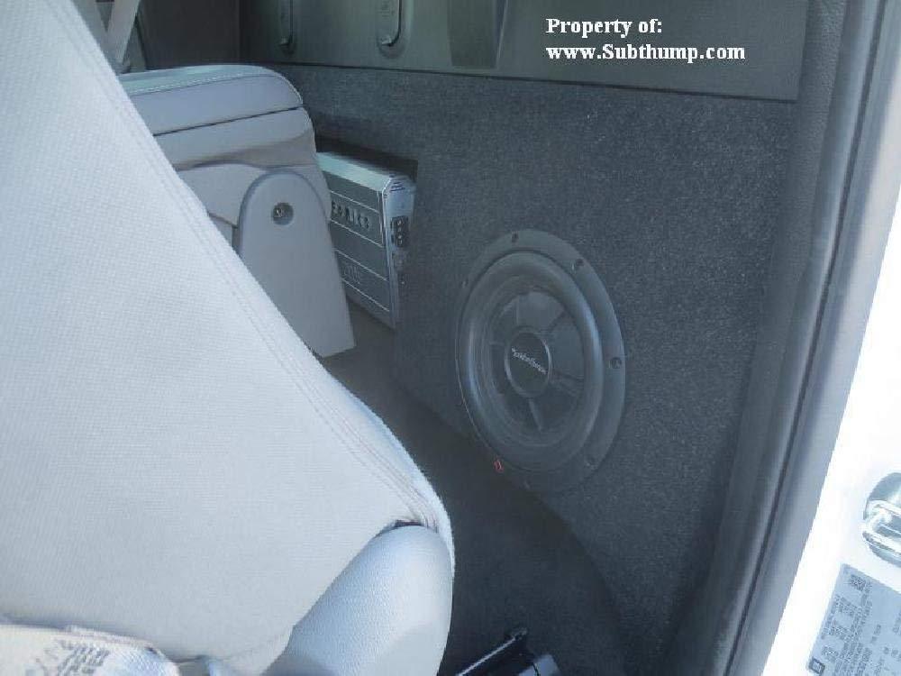 2014-2019 Silverado/Sierr Regular Cab Dual 10 Sub Box With Amp Space by  Subthump